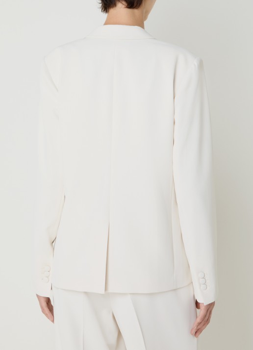 Mos Mosh MMPhoebe Miley blazer met klepzakken en schoudervulling - achterkant 2 wit