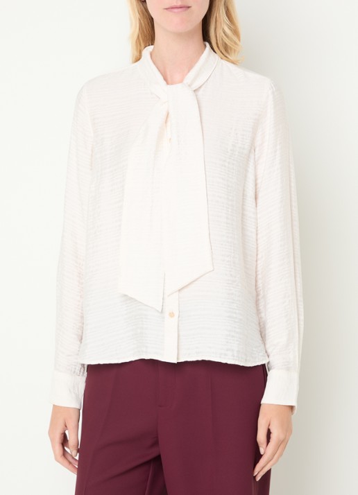 Mos Mosh MMSaba blouse met sjaalkraag