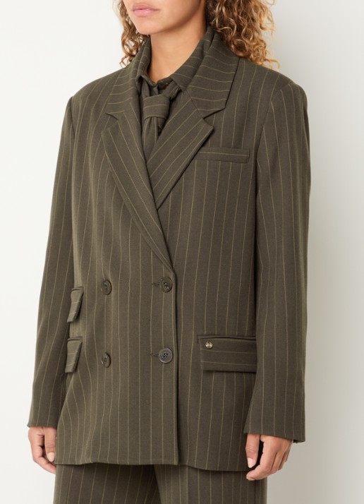 Mos Mosh MMZalo York blazer met streepprint