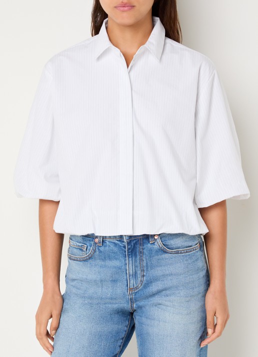Mos Mosh Nylah blouse met pofmouw