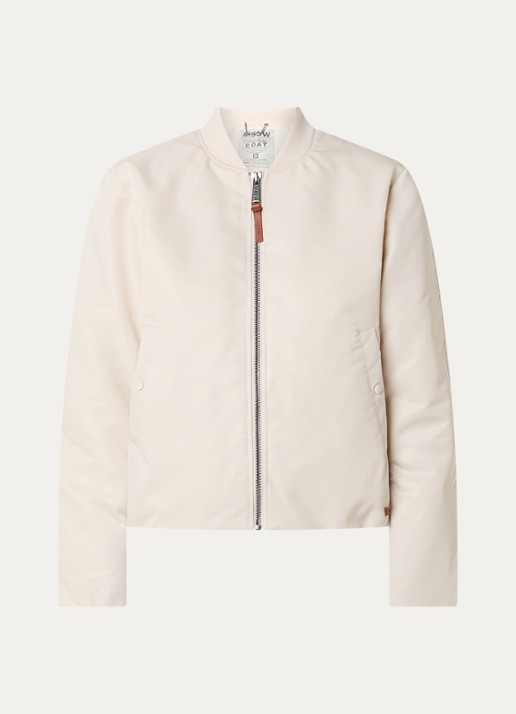 Moscow Willow bomberjack met steekzakken - voorkant 2 creme