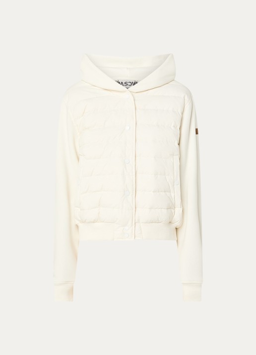 Moscow Yannieke jack met logo - voorkant 4 beige