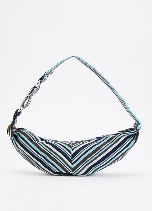 MOSJ Atelier Little Bobby City crossbodytas met streepprint en verstelbare schouderriem