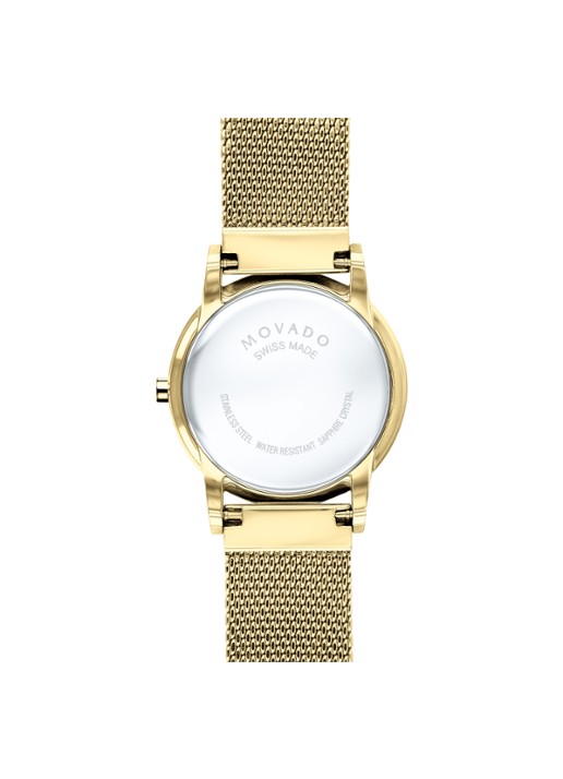Movado Museum Classic horloge 0607351 - detail 2 goud