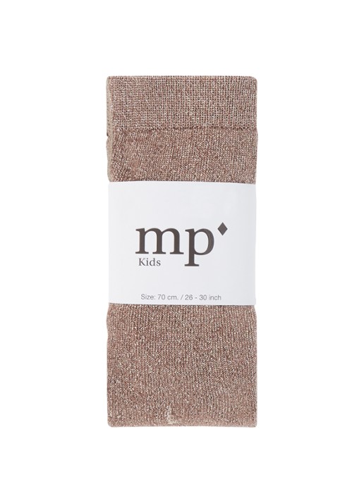 mp Denmark Maillot in katoenblend met lurex - voorkant taupe