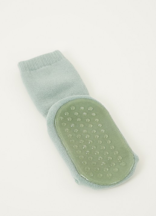 mp Denmark Sokken met anti-slip - detail 2 lindegroen