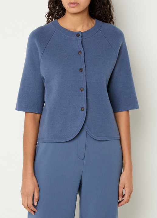 MSCH Copenhagen MSCHAubree fijngebreid vest met ronde hals