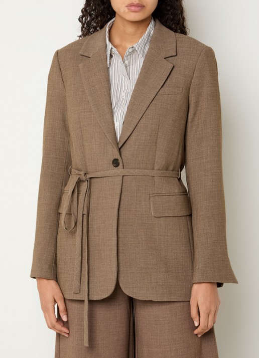 MSCH Copenhagen MSCHDarina blazer met strikceintuur en klepzakken