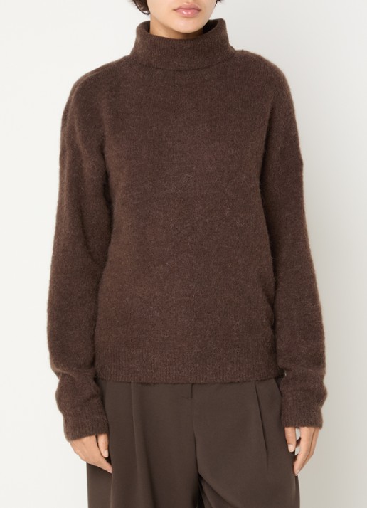 MSCH Copenhagen MSCHFestina fijngebreide trui in alpaca wolblend met col
