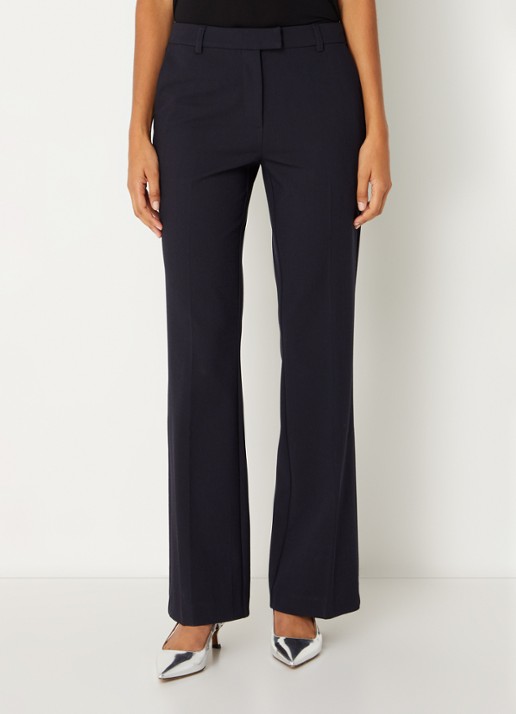 MSCH Copenhagen Mschfreylia high waist straight fit pantalon - detail 2 donkerblauw