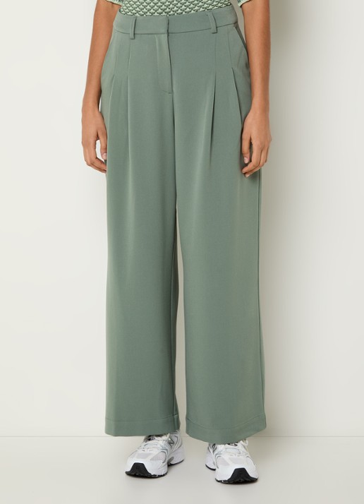 MSCH Copenhagen MSCHHenrika high waist loose fit pantalon met steekzakken