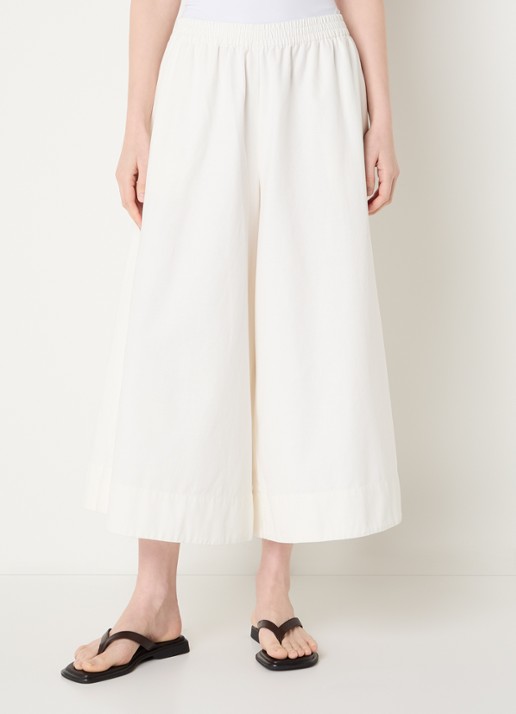 MSCH Copenhagen MSCHJosilyn high waist wide fit culotte met steekzakken