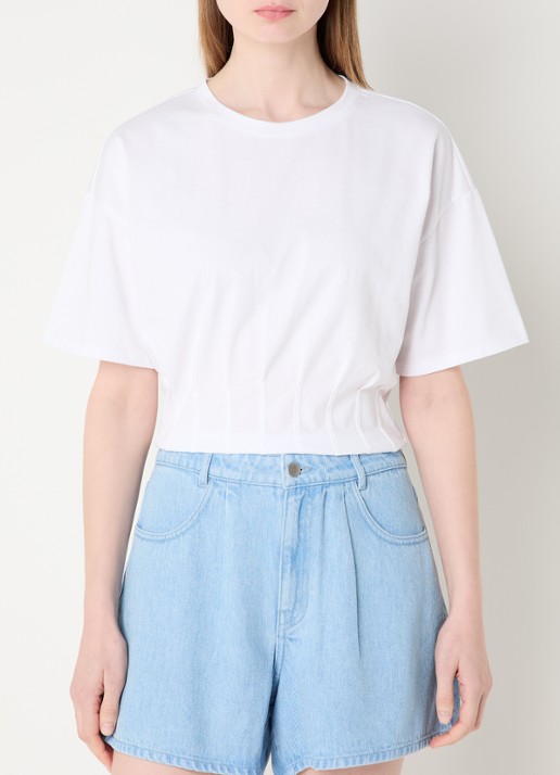 MSCH Copenhagen MSCHKadance T-shirt met plooidetail