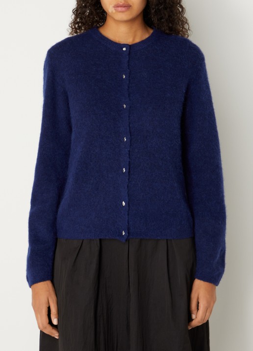 MSCH Copenhagen Mschkellsey grofgebreid vest in wolblend