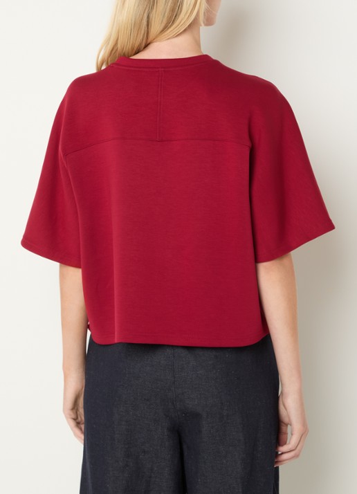MSCH Copenhagen MSCHMaelee T-shirt met ronde hals - achterkant 4 steenrood