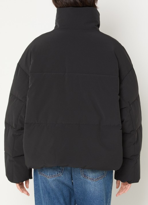 MSCH Copenhagen MSCHRefron puffer jack met steekzakken - achterkant zwart
