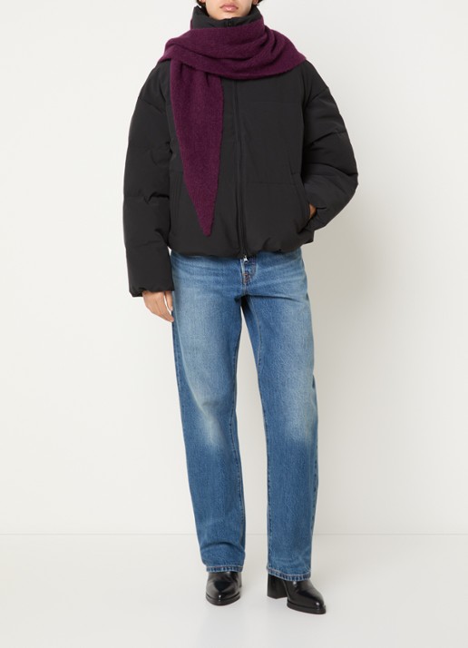MSCH Copenhagen MSCHRefron puffer jack met steekzakken - voorkant 3 zwart