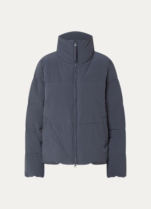 MSCH Copenhagen MSCHRefron puffer jack met steekzakken - voorkant 3 staalblauw