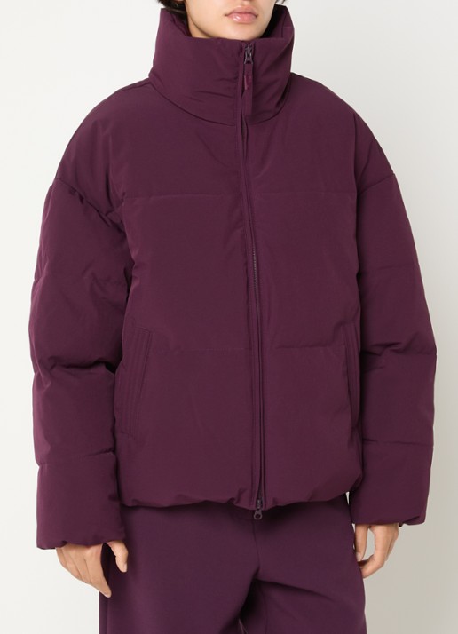 MSCH Copenhagen MSCHRefron puffer jack met steekzakken - detail 4 bordeauxrood