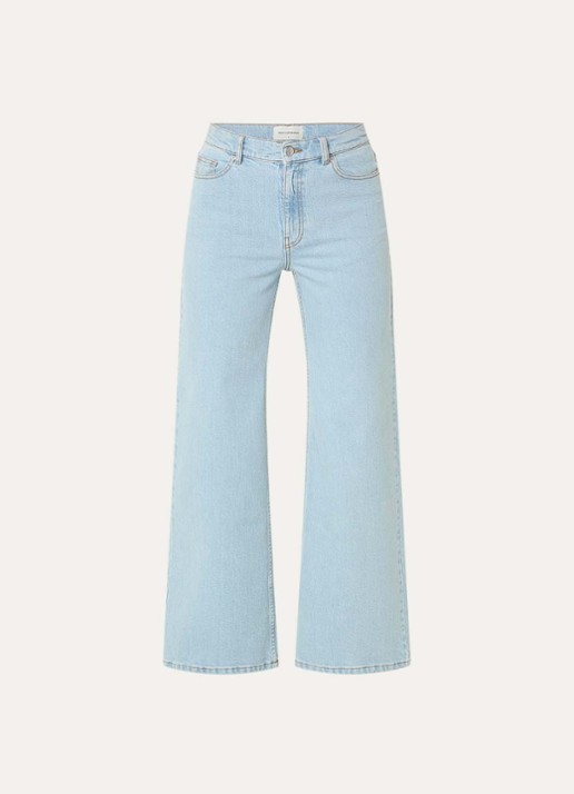 MSCH Copenhagen MSCHSolia high waist flared jeans met lichte wassing - voorkant 2 indigo