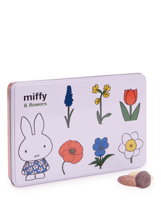 MTDay Nijntje & Bloemen chocolade in blik 140 gram