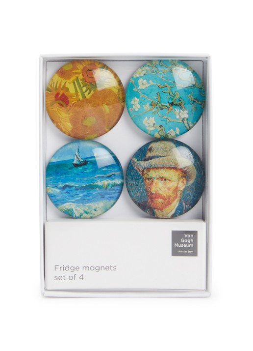 MTDay Van Gogh glasmagneten set van 4
