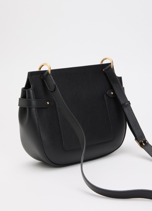 Mulberry Amberley crossbodytas van leer - achterkant zwart