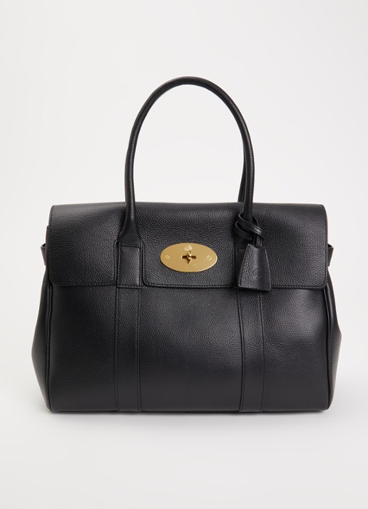 Mulberry Bayswater handtas van leer - voorkant 5 zwart