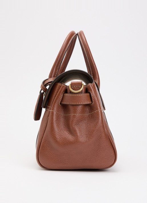Mulberry Bayswater Small handtas van leer met afneembare schouderriem - detail 2 bruin