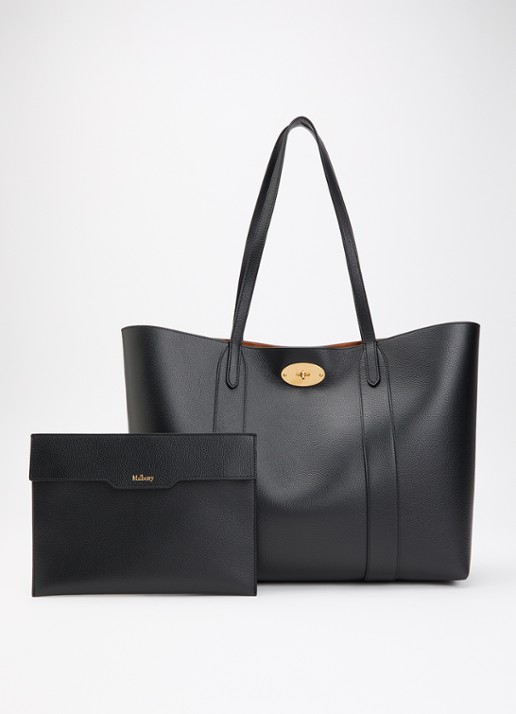 Mulberry Bayswater Small shopper van leer - voorkant 5 zwart
