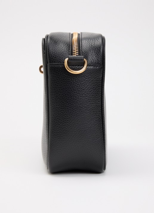 Mulberry Darley crossbodytas van leer met verstelbare schouderriem  - detail 2 zwart