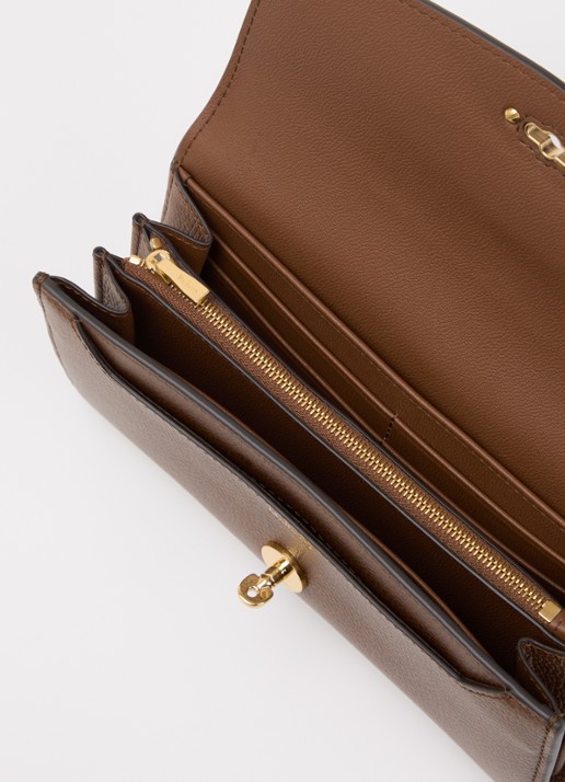 Mulberry Darley portemonnee van leer - voorkant 3 bruin