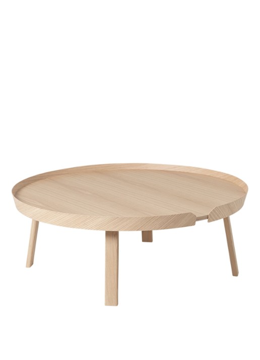 Muuto Around Coffee salontafel XL  - voorkant bruin