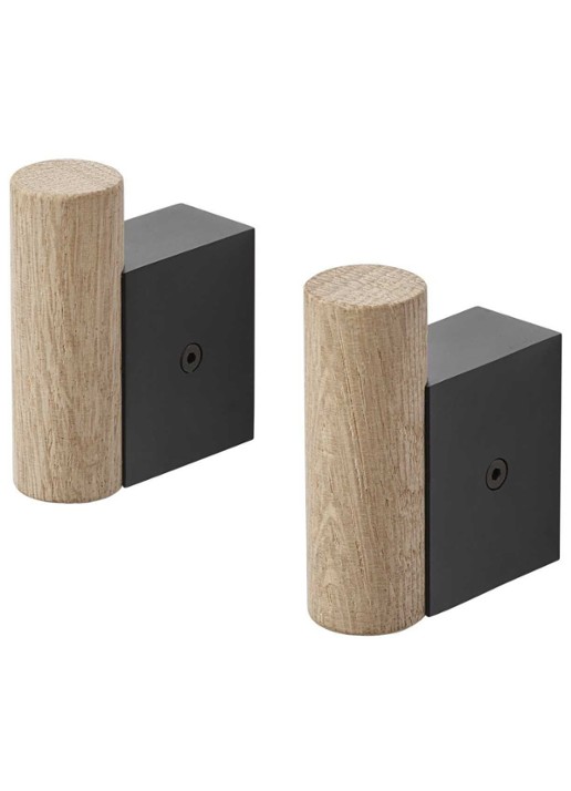 Muuto Attach wandhaak 6,3 cm set van 2