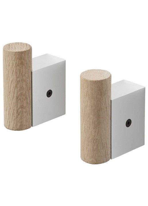 Muuto Attach wandhaak 6,3 cm set van 2