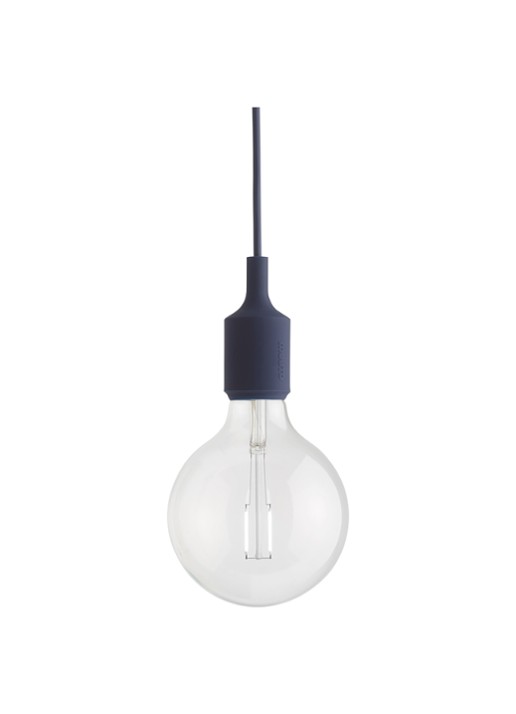 Muuto E27 hanglamp LED 23 cm - voorkant blauw