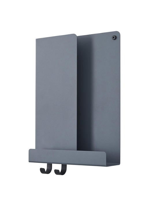 Muuto Folded wandplank 29 cm - voorkant grijs