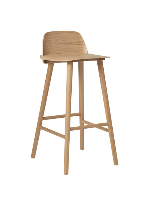 Muuto Nerd barkruk 75 eiken