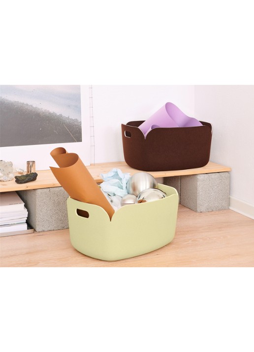 Muuto Restore opbergmand 48 x 35 cm - detail 6 groen