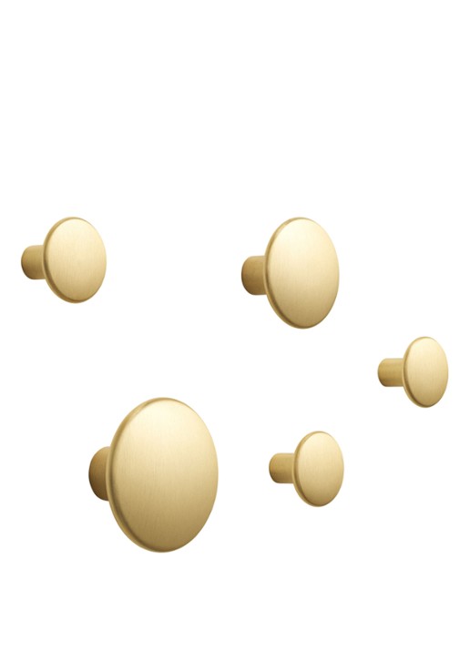 Muuto The Dots Metal haak set van 5