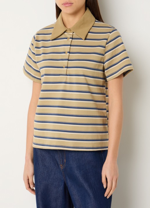 My Essential Wardrobe Asla polo met streepprint