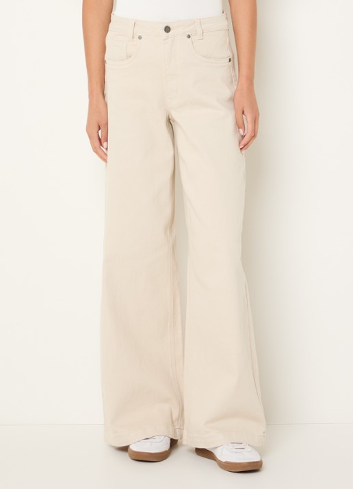 My Essential Wardrobe Dango high waist wide leg jeans met gekleurde wassing