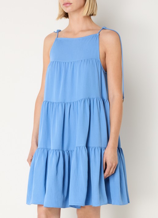 My Essential Wardrobe Gilda mini jurk met plooien