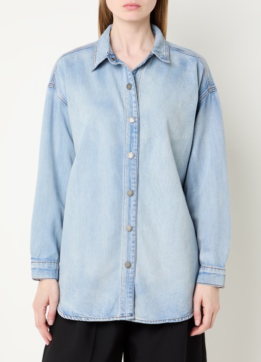 My Essential Wardrobe Hilma blouse van denim
