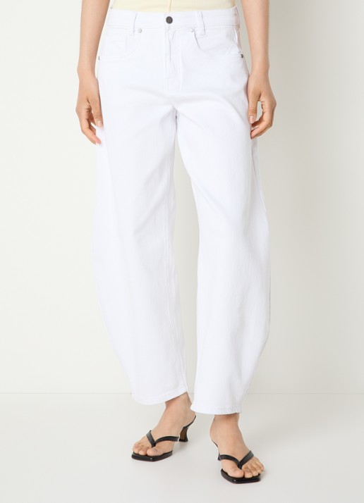 My Essential Wardrobe Hottie mid waist balloon fit jeans met gekleurde wassing