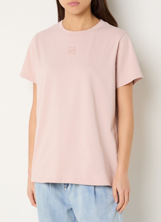 My Essential Wardrobe Seattle T-shirt met logoborduring