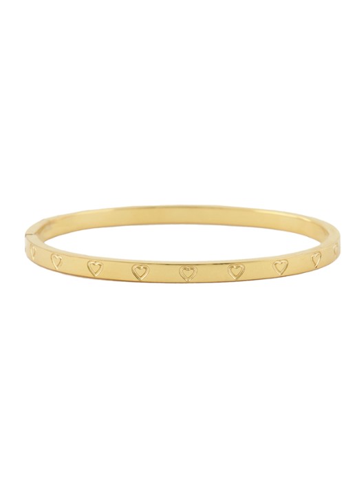 My Jewellery Bangle engraved hearts
