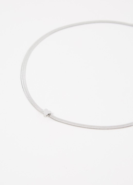 My Jewellery Heart ketting - detail 3 zilver