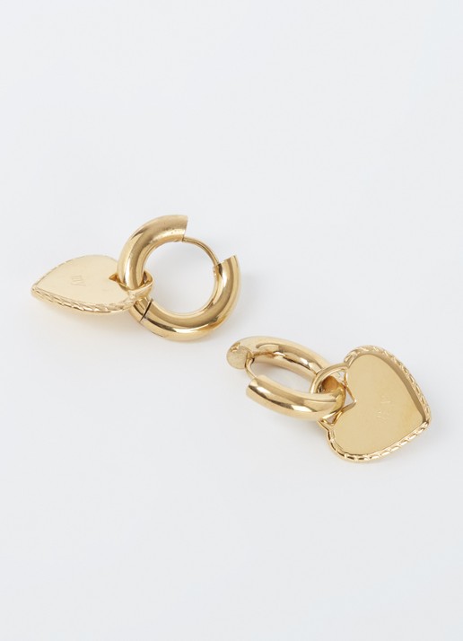My Jewellery Oorbel candy couture hart - detail goud