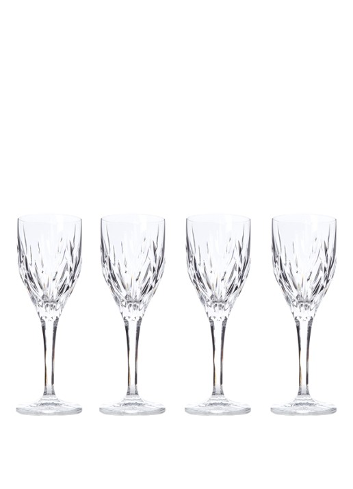 Nachtmann Imperial rode wijnglas 20 cl set van 4 - voorkant 2 transparant